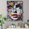thumbnail image 4 of Abstract Woman Portrait Decorative Painting/Canvas Art， Suitable for Living Room， Bedroom， Office， Hotel， Studio， Gallery， Apartment， Dining Room Decoration 168, 4 of 8