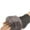 Dark Grey, variant on SPRING PARK Fashion Women Faux Casual Rabbit Fur Hand Wrist Warmer Outdoor Winter Fingerless Knitted Gloves