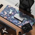 thumbnail image 2 of Long Mouse Pads for Desk,DarkBlue Cartoon Dinosaurs Text Pattern Desk Mats on Top Of Desks, Desk Mouse Pad Extra Large with 3mm Non-Slip Base and Stitched Edge for Gaming,Office,Work,Home 35.4"x15.7", 2 of 6