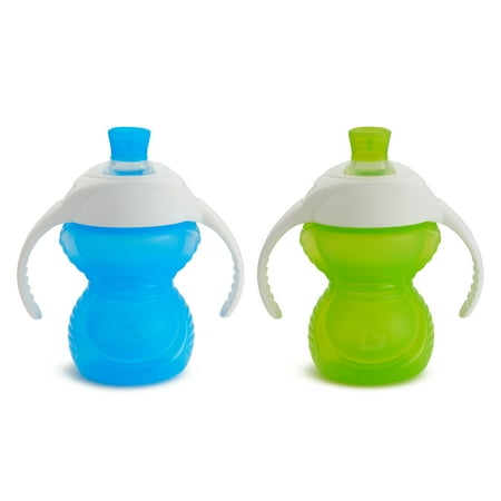Munchkin Click Lock 7oz Bite Proof Trainer Cup, 2 Pack, Color May