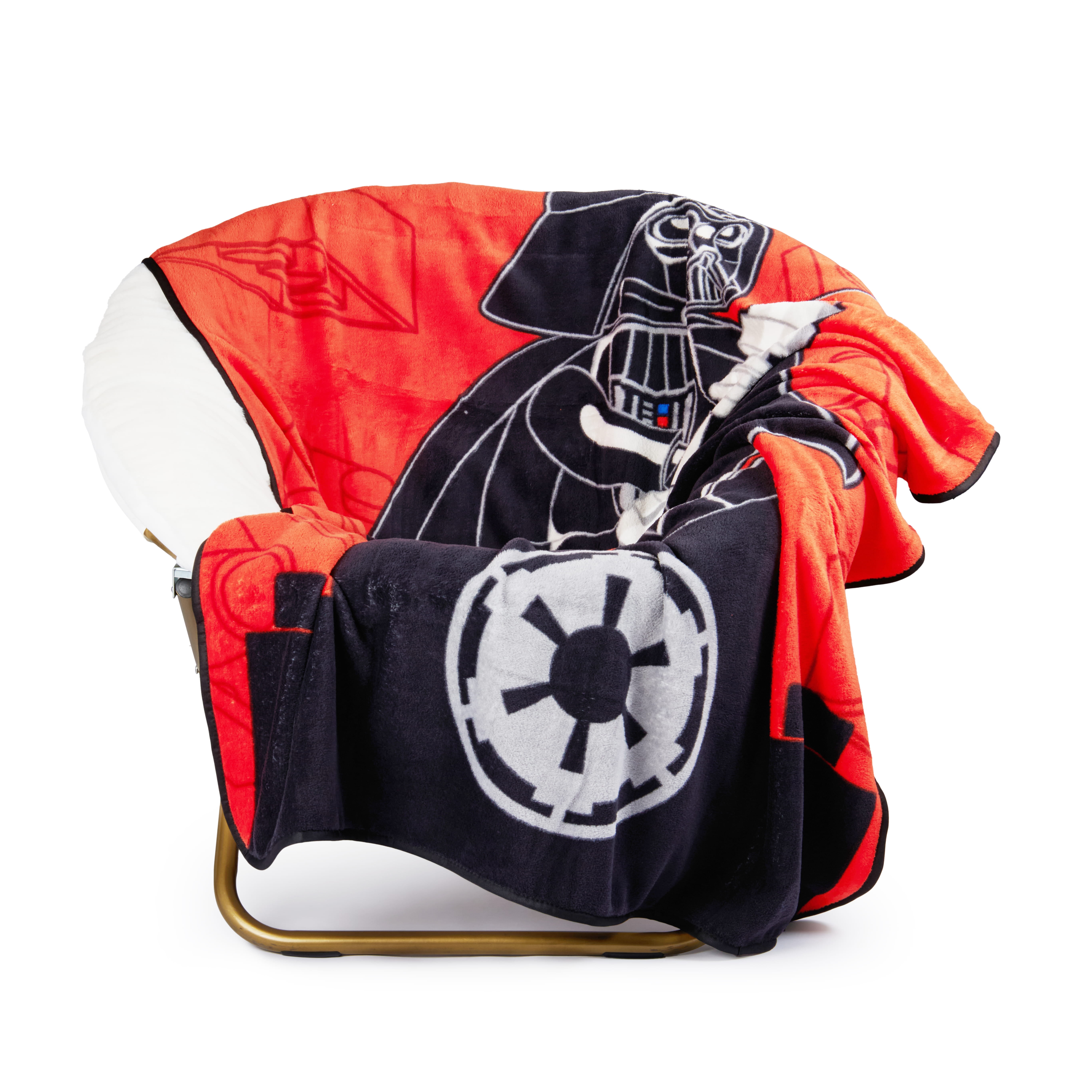 LEGO® Star Wars Kids Throw Blanket, Soft Coral Fleece, Red, 46" x 60"