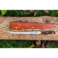 thumbnail image 2 of Elk Ridge - Outdoors Fixed Blade Fillet Knife - 12.25-in Overall, 440 Stainless Steel Blade, Jig Bone Handle, Leather Sheath - ER-146, 2 of 3
