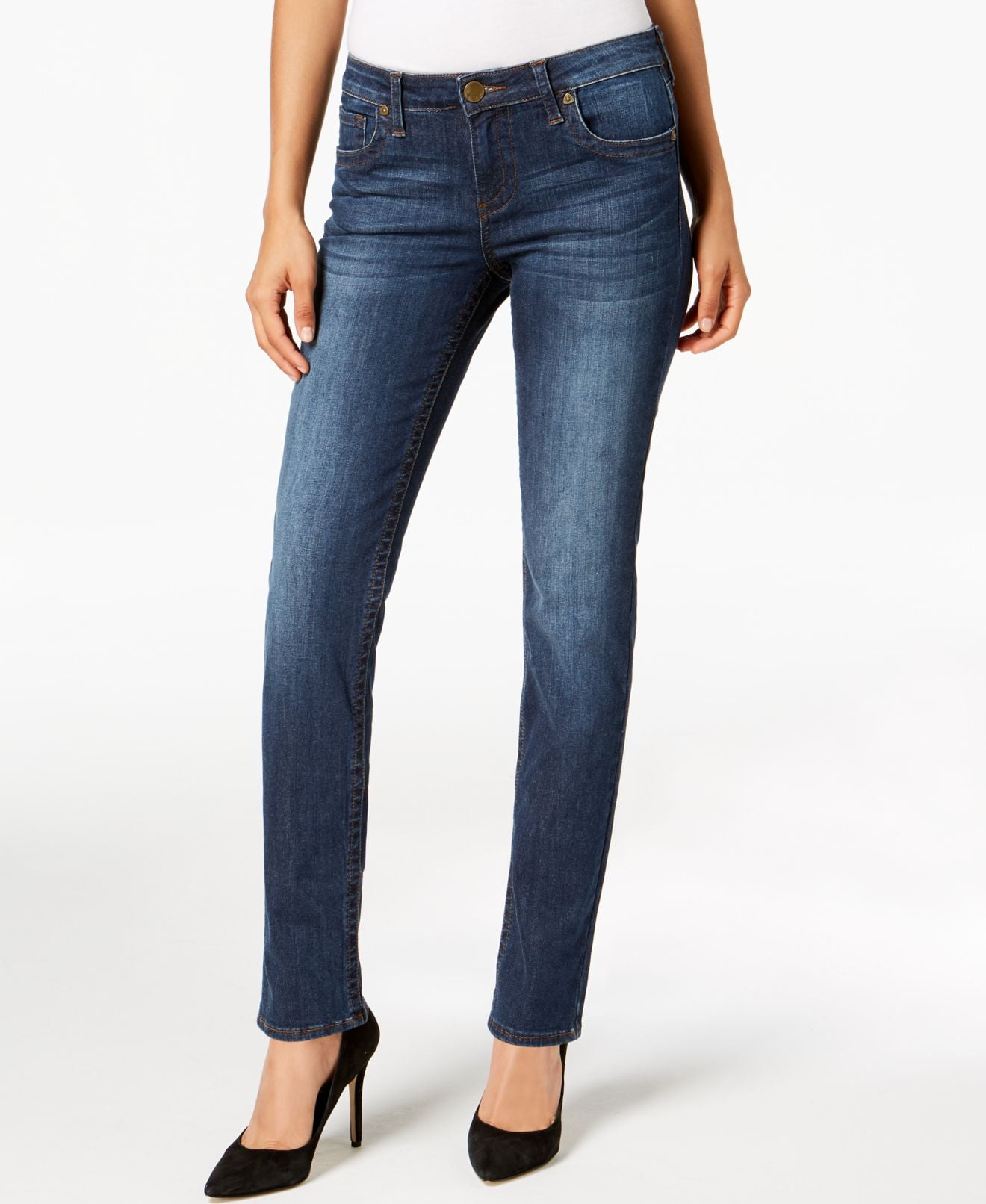 KUT from the Kloth - Womens Jeans Petite Straight Leg Stretch 4P ...
