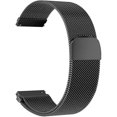 thumbnail image 1 of Correa de reloj negra de 22 mm, correa de reloj de metal para hombres y mujeres, correa de reloj inteligente de liberación rápida de acero inoxidable para reloj inteligente y reloj tradicional, 1 of 5