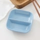 thumbnail image 1 of Plato Condimentero de Doble Rejilla Estilo Japonés | Minimalista Moderno | Plástico de Paja de Trigo | Plato Pequeño de 3.5" para Snacks y Vinagre, 1 of 6