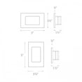 thumbnail image 3 of WAC Lighting Landscape Diffused LED 3000K Aluminum Step and Wall Light in White, 3 of 3