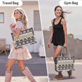 thumbnail image 5 of Large Capacity Tote Bag,Striped Halloween Pattern Handbag Fashion Luxury Tote Bag,15.7"x13"x 5.1" Inches,Laptop Compatible, 5 of 5