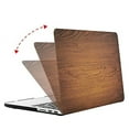 thumbnail image 2 of Mosiso Plastic Pattern Hard Case with Keyboard Cover with Screen Protector Only for MacBook Pro Retina 13 Inch No CD-Rom (A1502/A1425, Version 2015/2014/2013/end 2012), Wood Grain, 2 of 5
