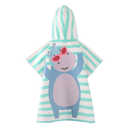 

Maxcozy Kids Baby Hooded Bath Towel Beach Bathrobe 1-5 Years