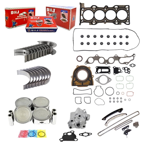 DNJ EK478AM Master Engine Rebuild Kit Fits Cars & Trucks 2006-2007 Mazda 3 6 2.3L L4 16V DOHC 2260cc