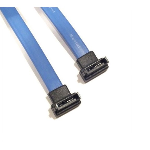 SATA 7 Pin Female to Female Cable 20 Inch 2 X 90 Degree Angle