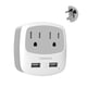 thumbnail image 1 of Adaptador de alimentación TESSAN tipo I con 2 USB AU NZ AR CN, 1 of 6