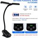 thumbnail image 5 of Lampe De Lecture Double Tte 14 Leds, Liseuse Lampe Clip Usb Recargable, Lumire Du Livre 360cou Flexible, 3 Colores Y Gradación Progresiva, Jusqu, 5 of 5