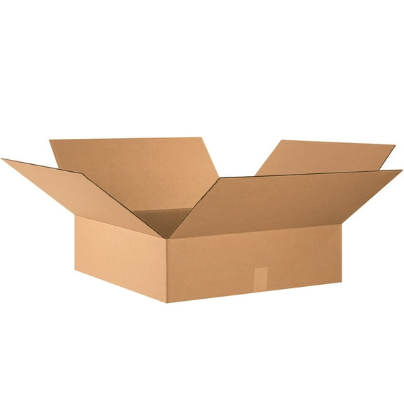 Box Partners Flat Corrugated Bxs,24x24x7,Kraft,10/BDL - BXP 24247