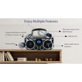 thumbnail image 4 of Reproductor de CD RIPTUNES Negro con Sonido Estéreo Bluetooth y Graves Mejorados, 4 of 8