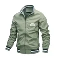 thumbnail image 4 of LONSDALE-Chaqueta de AVIADOR CON CUELLO levantado para hombre, chaqueta de béisbol ajustada informal, última moda de primavera y otoño, alta calidad, 2024, 4 of 5