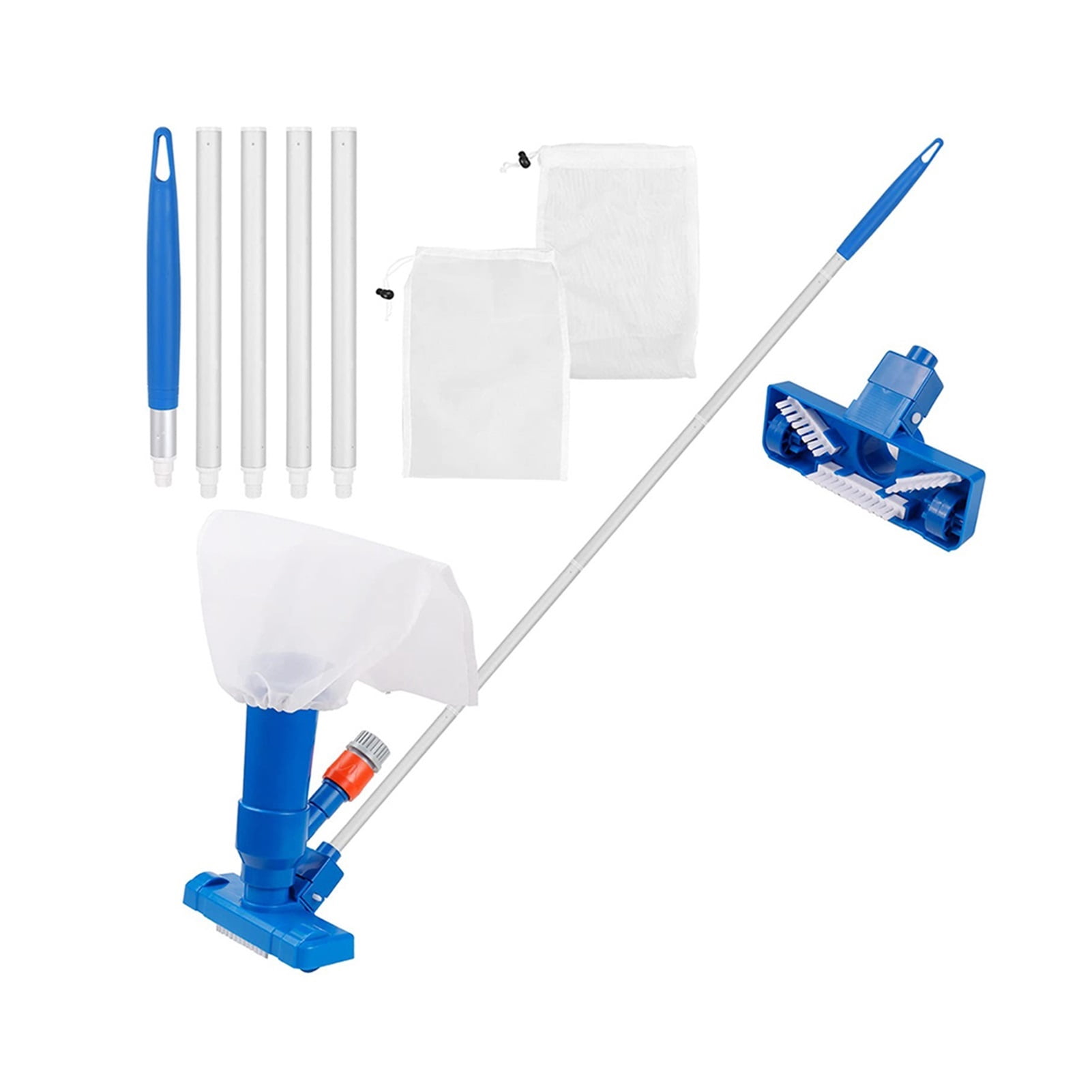 Swimming Pool Vacuum Cleaner Cleaning Tool Suction Head Pond Fountain Spa Pool Vacuum Cleaner Brush With Handle ,Great Suction Power