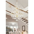 thumbnail image 4 of Giselle 21 light Chrome Chandelier - V7890G38C/RC, 4 of 7