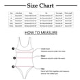 thumbnail image 3 of Sngxgn Women Swimsuit Bathing Suit Deep V Neck Crisscross Back Adjustable Strap(Black,XXL), 3 of 9