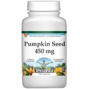 TerraVita Pumpkin Seed - 450 mg, (100 Capsules, 1-Pack, Zin: 510831)