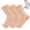3 Pairs Beige, variant on 3 Pairs Ankle Brace Compression Sleeves - 8-15 mmhg Open Toe Compression Socks with Arch Support for Women & Men , Relief for Swelling, Plantar Fasciitis, and Sprains – Step into Comfort and Stability