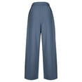 thumbnail image 5 of RongHuan Womens Wide Leg Pants High Waisted Business Pants Casual Palazzo Pants with Pockets Office Work Dress Slacks, 5 of 7