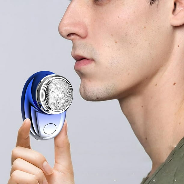 Mini afeitadora portátil para hombre, afeitadora de bolsillo, recargable por USB, ideal para casa, coche, viajes, regalo, con batería, pantalla, afeitadoras eléctricas.