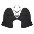 thumbnail image 1 of GOOHOCHY 1Par Guantes Para Manillar De Motocicleta Negro Resistente Y Cálido Para Uso Exterior, 1 of 8