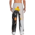 thumbnail image 3 of Fotbe Dachshund Sitting in Bathtub Men's Pajama Pants,Sleepwear Pants,Pj Bottoms Drawstring And Pockets-X-Large, 3 of 9