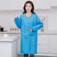 thumbnail image 5 of Unisex Kitchen Apron with Long Sleeves - Waterproof, Big Pockets, Adjustable Strap, Cooking/Baking/BBQ Apron, 5 of 5