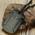 thumbnail image 3 of Stainless Steel Christian Cross Serenity Prayer Religious Pendant Necklace, 3 of 8