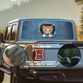 thumbnail image 2 of SEANATIVE Truck Back Window Decal Perforated See Through Graphic Sun Protection Window Decal Universal Fit Automotive Graphic Decor for Most Trucks Pickups, Cute Cat Blue Pattern, 2 of 7