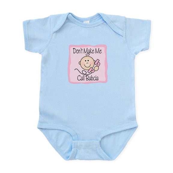 CafePress - Call Babcia Infant Bodysuit - Baby Light Bodysuit, Size Newborn - 24 Months