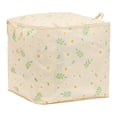 thumbnail image 2 of Unique Bargains 1 Pc Clothes Storage Foldable Storage Bags Beige 19*19*19in, 2 of 7