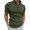Army Green, variant on WTOBBY Men's Golf Short Sleeve T-Shirt Lightweight and Breathable, Quarter-Zip Lapel Collar, Stylish Casual Shirt for Golf, Outdoor, and Everyday Active Wear,Army Green L