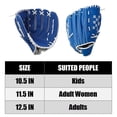thumbnail image 4 of 10.5/11.5/12.5 Inch Outdoor Sport Baseball Glove for Kids Youth Adults Left Hand Baseball Practice Glove, 4 of 5