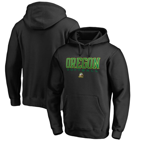 Men's Black Oregon Ducks Team Unity Softball Pullover Hoodie