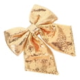 thumbnail image 2 of Sparkling Bowknot for Cheerleading 1 Set Christmas Party Glitter Holiday Decorations DIY Craft Xmas Bowknot Decor Layout Supplies, 2 of 10