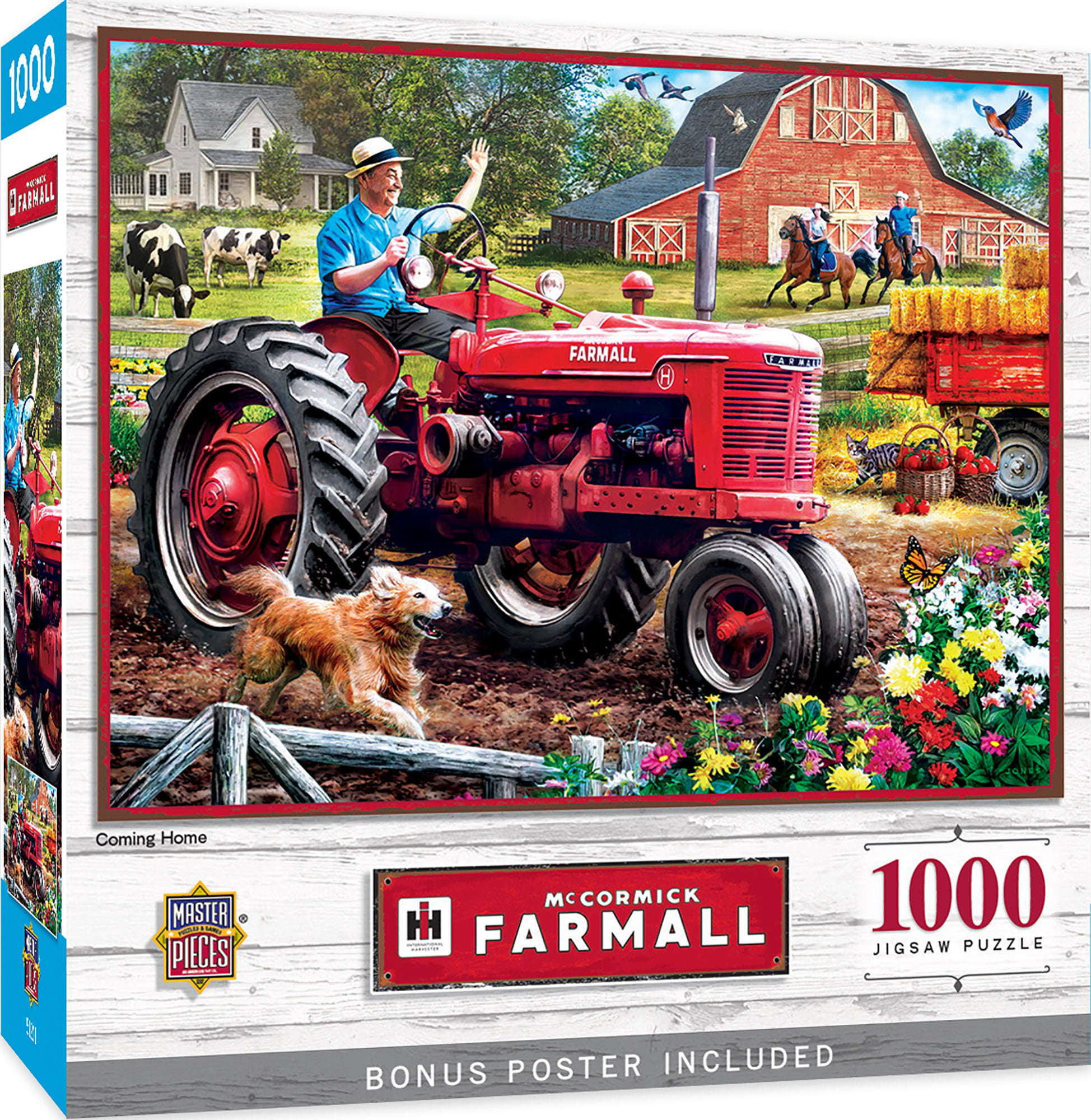 Farmall Puzzle in a Tin "Feeding Time" 1000 pc Puzzle 