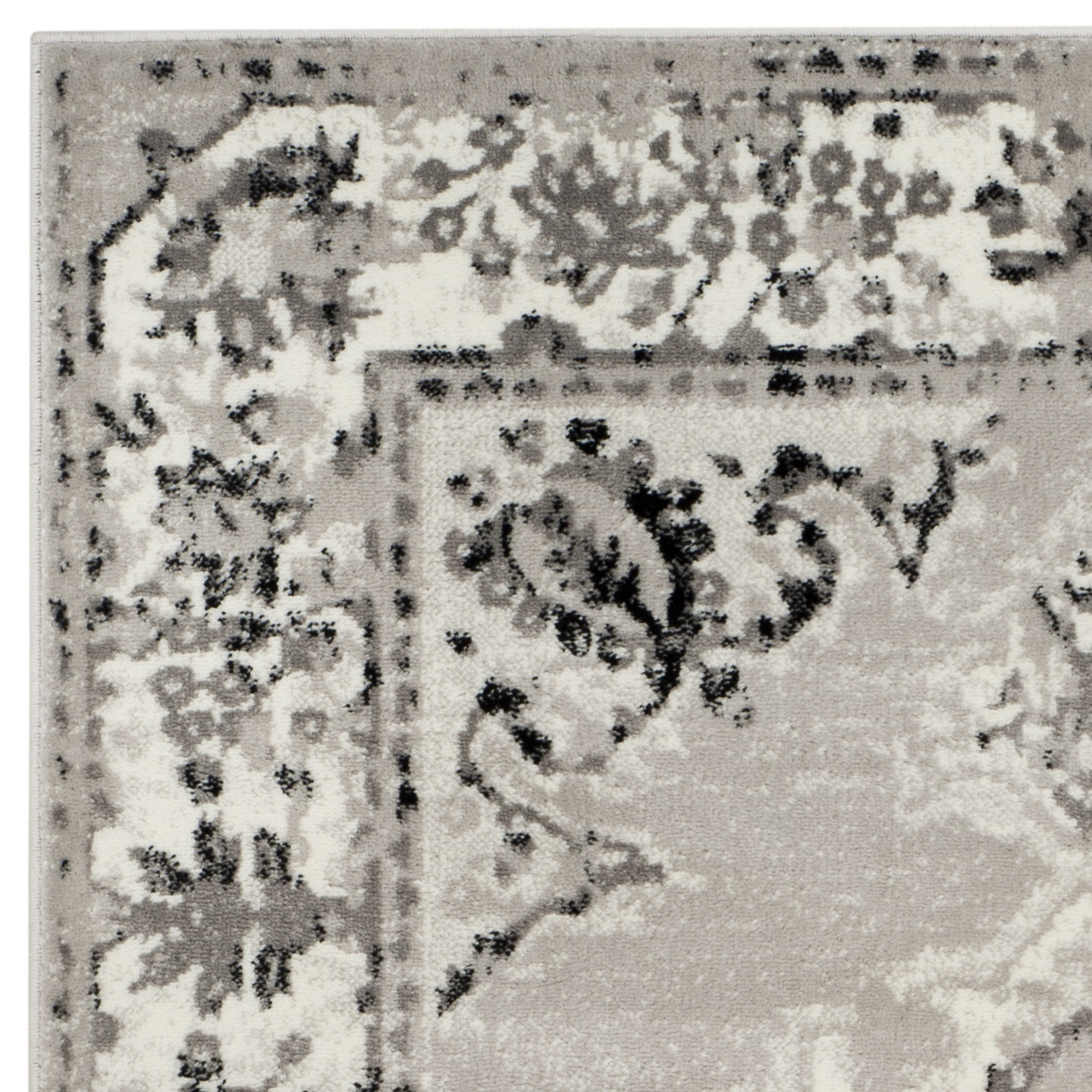 SAFAVIEH Skyler Collection SKY169K Grey / Ivory Rug