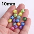 thumbnail image 6 of U8MO 50pcs Round Pumpkin Colorful Acrylic Plastic Loose Beads Lot for Jewelry Making-Ink Blue-10mm, 6 of 7