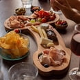 thumbnail image 4 of Bandejas de delicatessen especialmente formadas del tablero del aperitivo para la decoración del partido de la barra del club, 4 of 4
