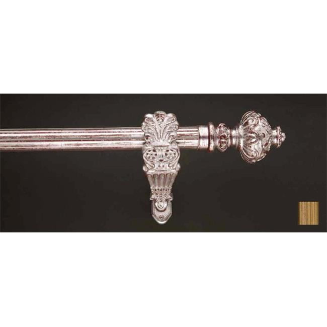 Palas 1187 Curtain Rod Set 1 75 In Driftwood 48 Actual Color