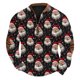 thumbnail image 2 of Blusas y camisas de manga larga con cuello redondo Sudadera con capucha de cuello redondo para hombre Jersey estampado Top de manga larga Blusa de poliéster para hombre, 2 of 4