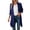 Navy, variant on Fesfesfes Women Cardigan Women Casual Jackets Open Front Long Sleeve Solid Blouse Tops Coat