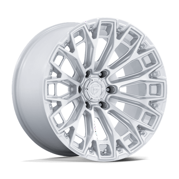 17x9 Fuel Off-Road FC882 Trax Gloss Silver W/ Machined Face Wheel 6x5.5 (-12mm)