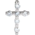 thumbnail image 5 of 14K White 1/10 CTW Diamond Cross Pendant in 14k White Gold, 5 of 5