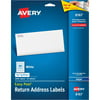 "Avery(R) Easy Peel(R) Return Address Labels for Inkjet Printers 8167, 1/2"" x 1-3/4"", Pack of 2,000"