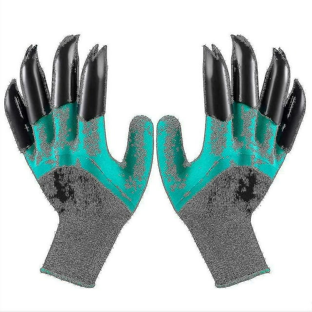 Digging Gloves Gardening Dipping Labor Protection Paws Garden Planting Vegetable Flowergreen