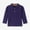 Purple, variant on Tranfacy Toddler Kids Boys Girls Fall Winter Blouse and Shirt Pullover Style Solid Long Sleeve Turndown Collar Daily Outfit Tops for 1‑9 Years Old